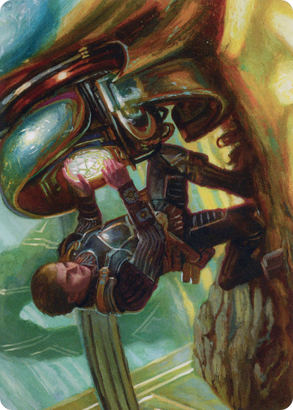 Urza, Powerstone Prodigy // Urza, Powerstone Prodigy  [The Brothers' War Art Series] (Borderless)