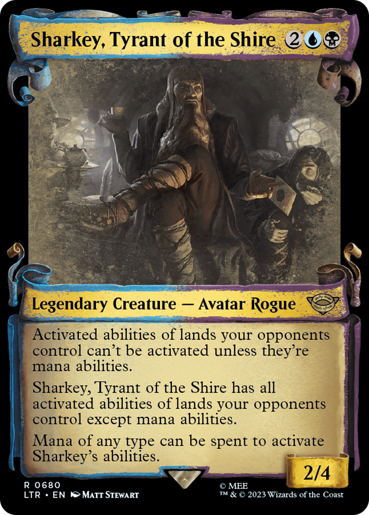 Sharkey, Tyrant of the Shire [The Lord of the Rings: Tales of Middle-Earth Showcase Scrolls] Foil