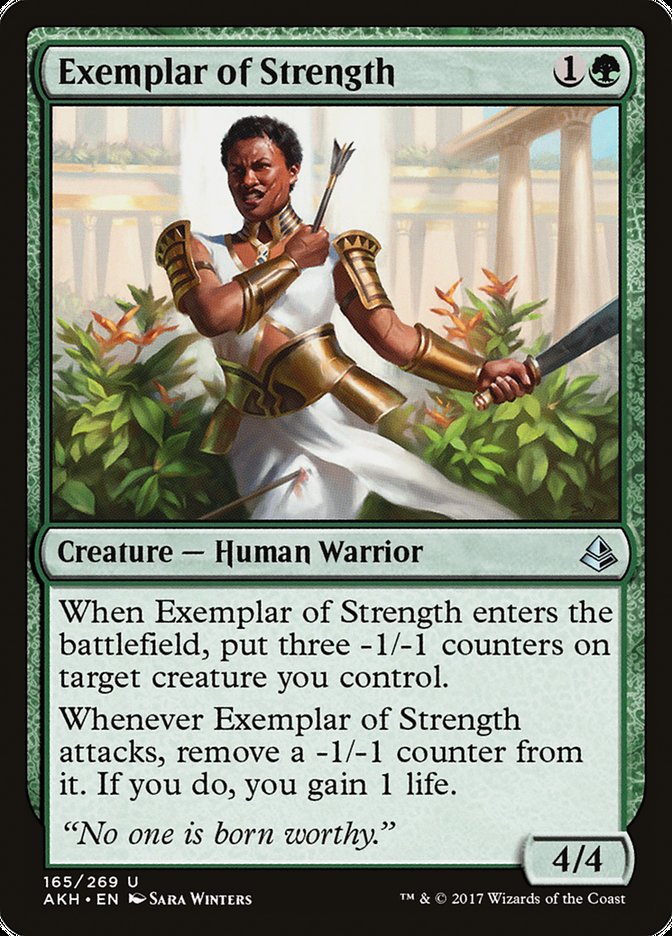 Exemplar of Strength [Amonkhet] Foil