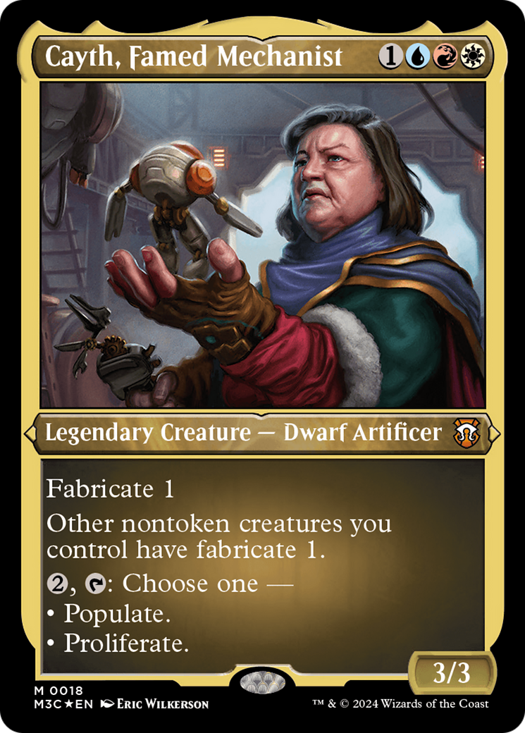 Cayth, Famed Mechanist  [Modern Horizons 3 Commander] Etched Foil