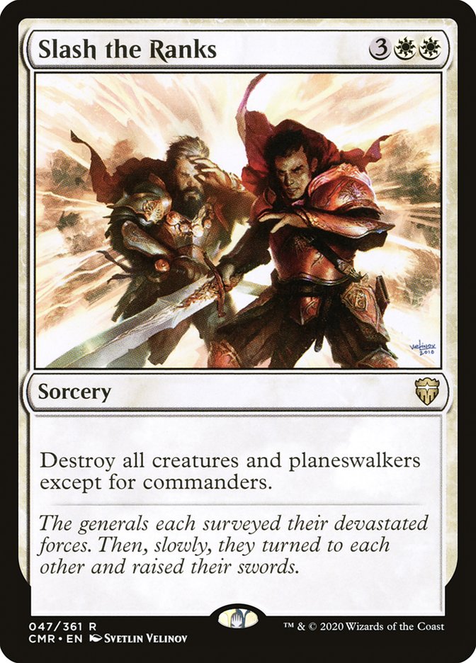 Slash the Ranks [Commander Legends] Foil