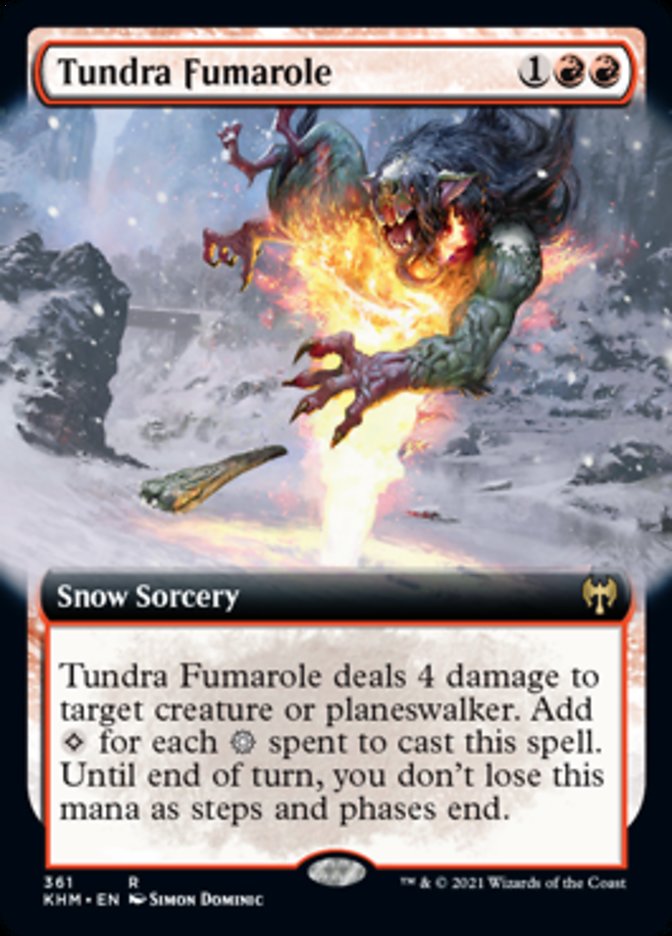 Tundra Fumarole (Extended Art) [Kaldheim] Foil
