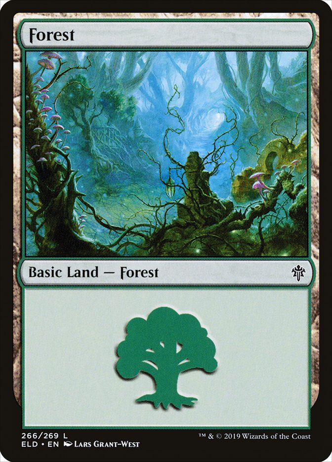 Forest (266) [Throne of Eldraine] Foil