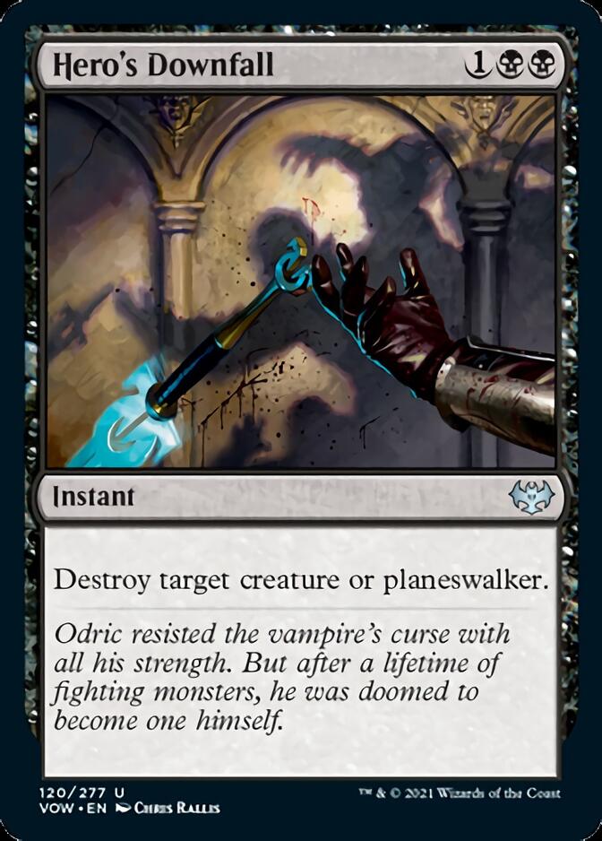 Hero's Downfall [Innistrad: Crimson Vow] Foil