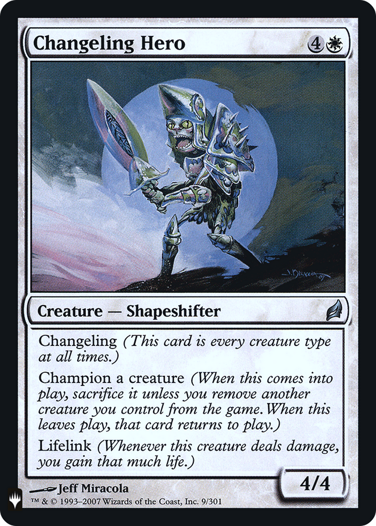 Changeling Hero  [The List] Foil
