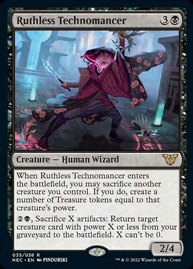 Ruthless Technomancer [Kamigawa: Neon Dynasty Commander] Foil