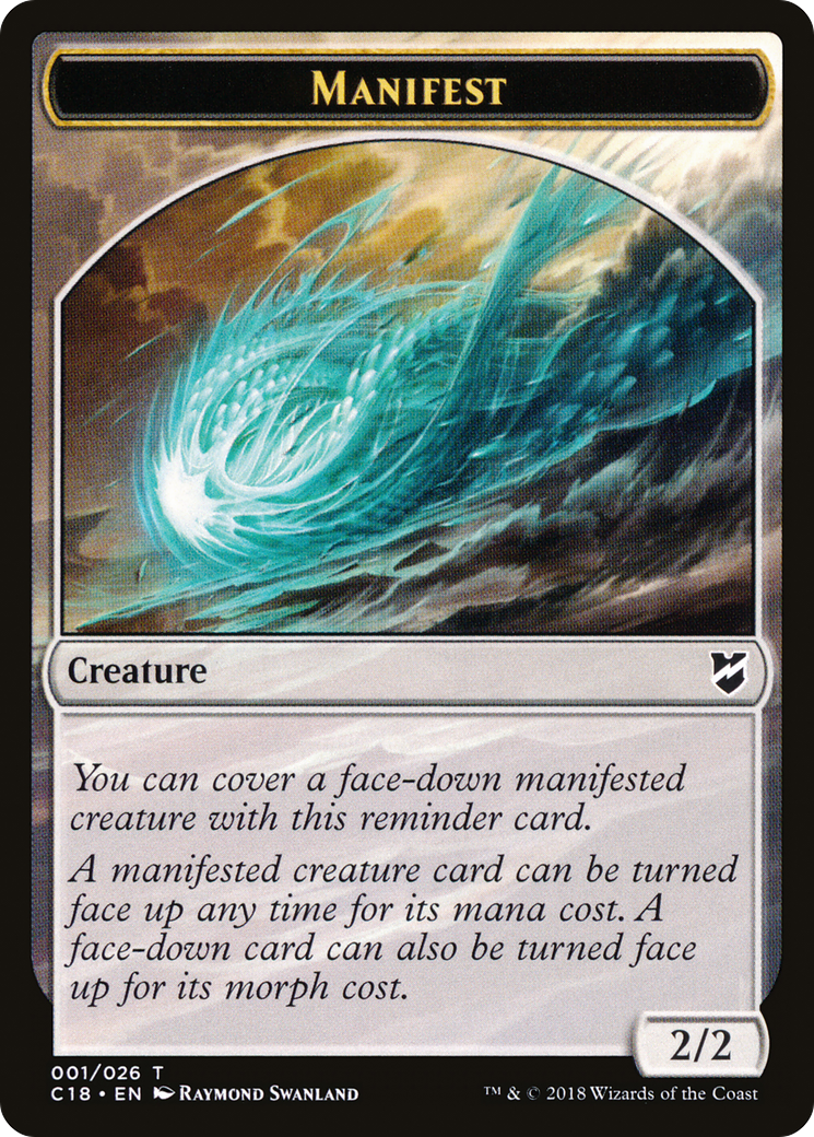 Manifest  [Commander 2018 Tokens]