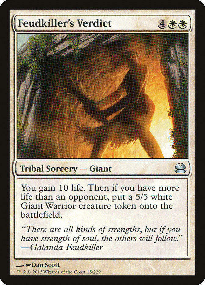 Feudkiller's Verdict [Modern Masters] Foil