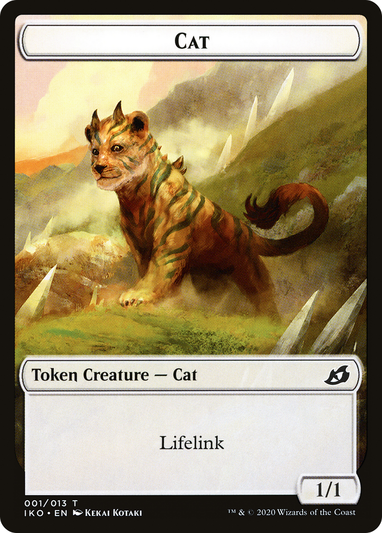 Cat  [Ikoria: Lair of Behemoths Tokens] Foil
