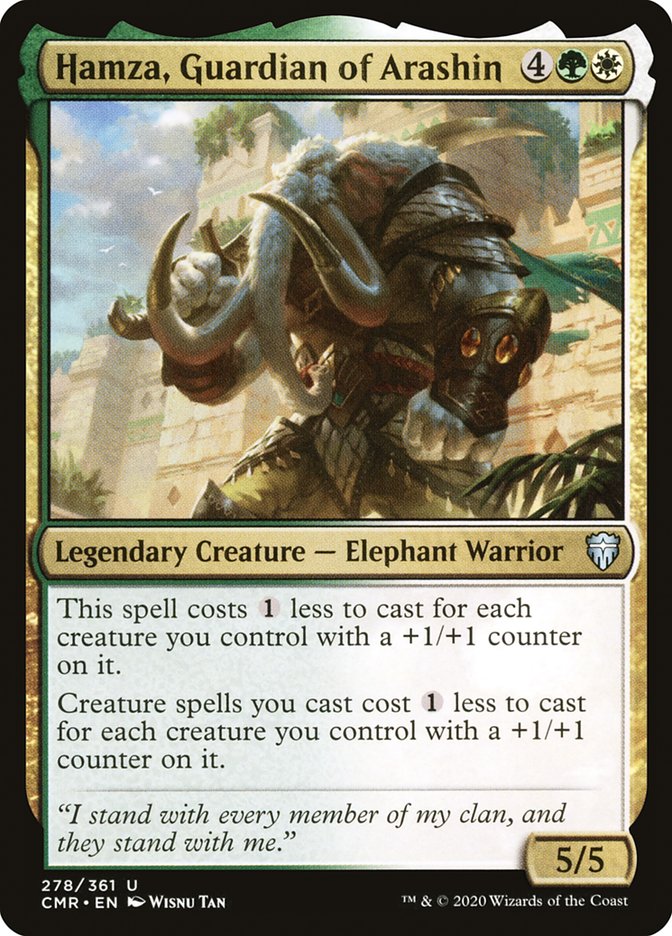 Hamza, Guardian of Arashin [Commander Legends] Foil