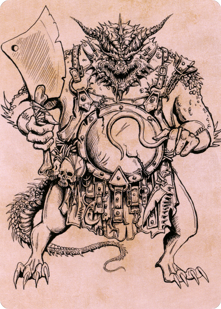 Thrakkus the Butcher // Thrakkus the Butcher  [Battle for Baldur's Gate Art Series] (Borderless)
