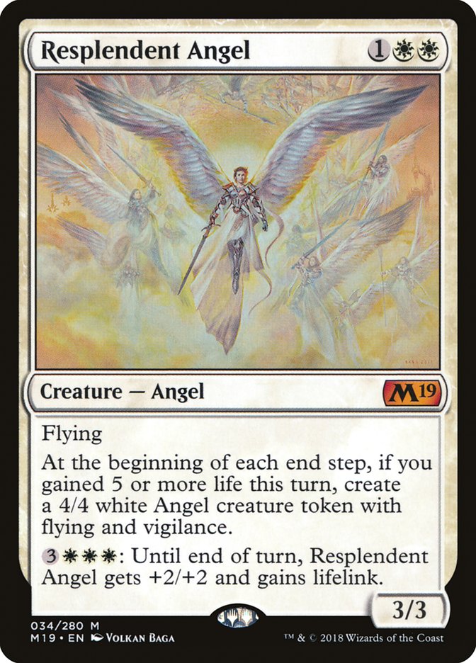 Resplendent Angel [Core Set 2019] Foil