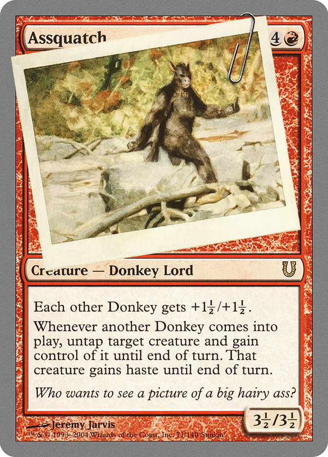 Assquatch [Unhinged] Foil