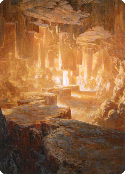 Pillarverge Pathway // Pillarverge Pathway  [Zendikar Rising Art Series] (Borderless) Foil