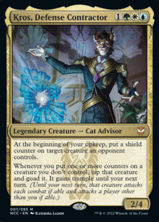 Kros, Defense Contractor [Streets of New Capenna Commander] Foil