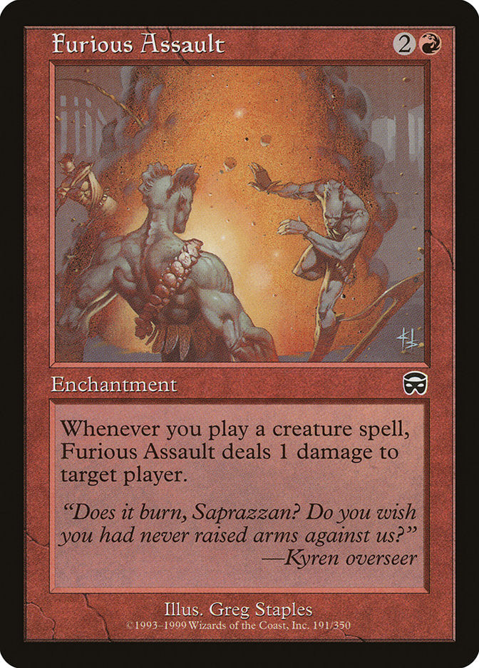 Furious Assault [Mercadian Masques] Foil