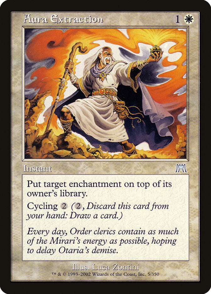 Aura Extraction [Onslaught] Foil