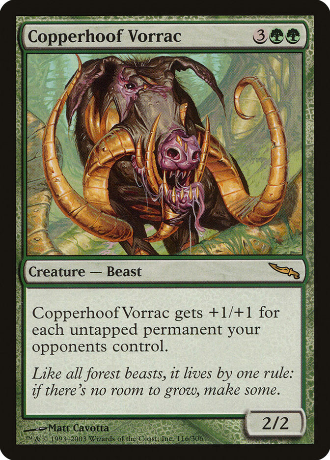 Copperhoof Vorrac [Mirrodin] Foil