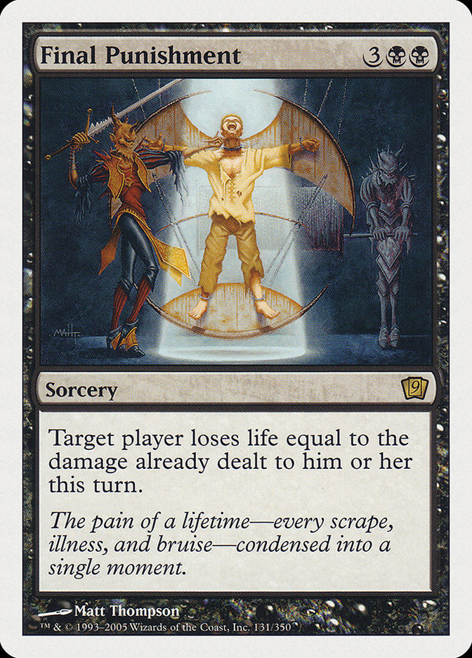 Final Punishment [Ninth Edition] Foil