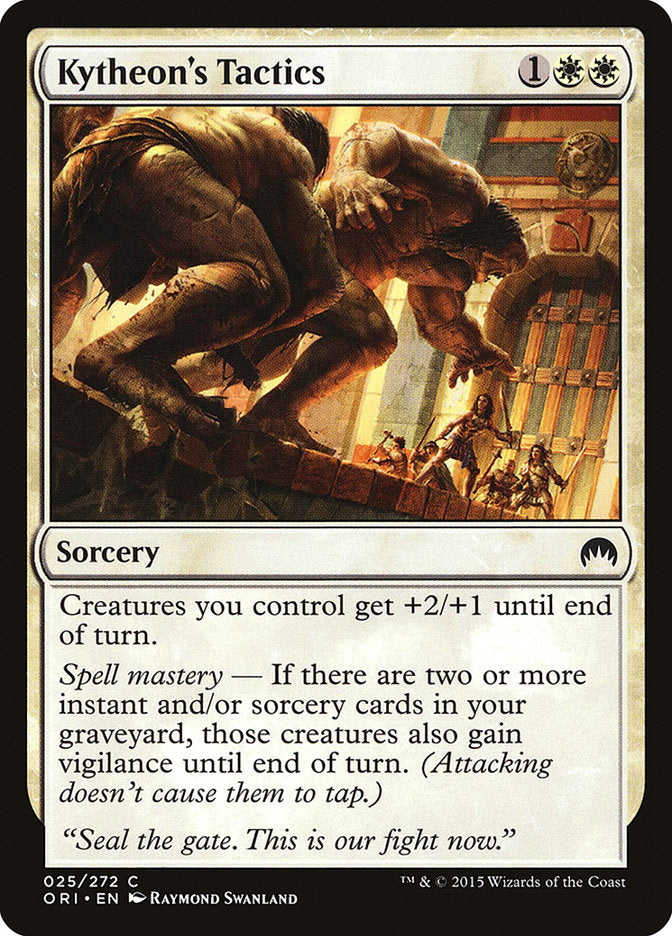Kytheon's Tactics [Magic Origins] Foil