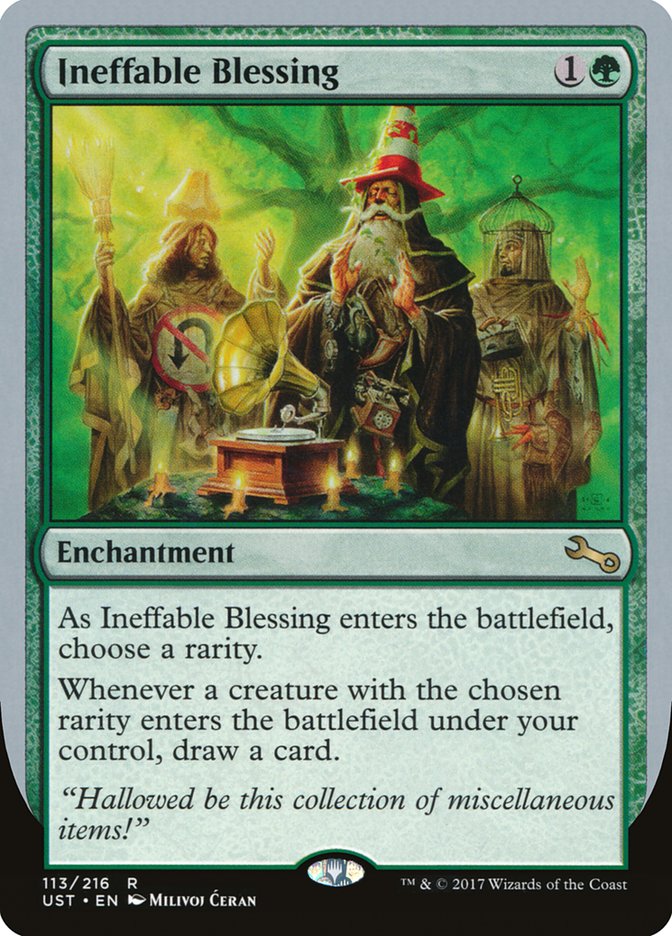 Ineffable Blessing ("choose a rarity") [Unstable] Foil