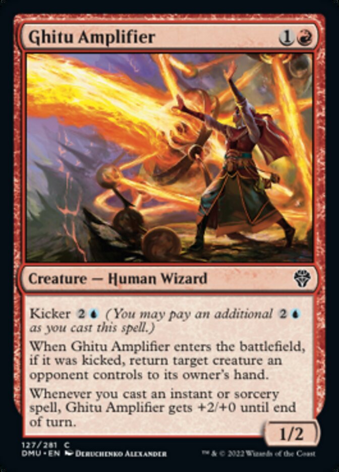 Ghitu Amplifier [Dominaria United] Foil