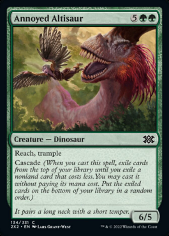 Annoyed Altisaur [Double Masters 2022] Foil
