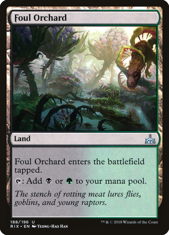 Foul Orchard [Rivals of Ixalan] Foil