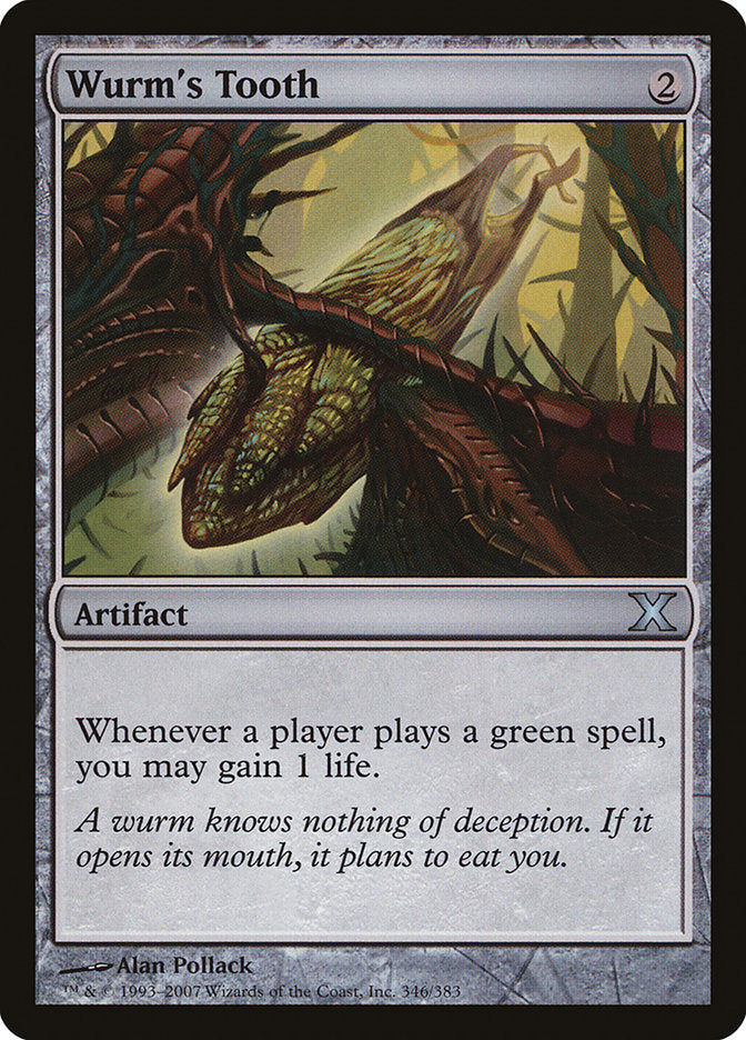 Wurm's Tooth [Tenth Edition] Foil