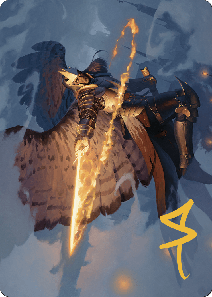 Aurelia's Vindicator // Aurelia's Vindicator  [Murders at Karlov Manor Art Series] (Borderless) Foil
