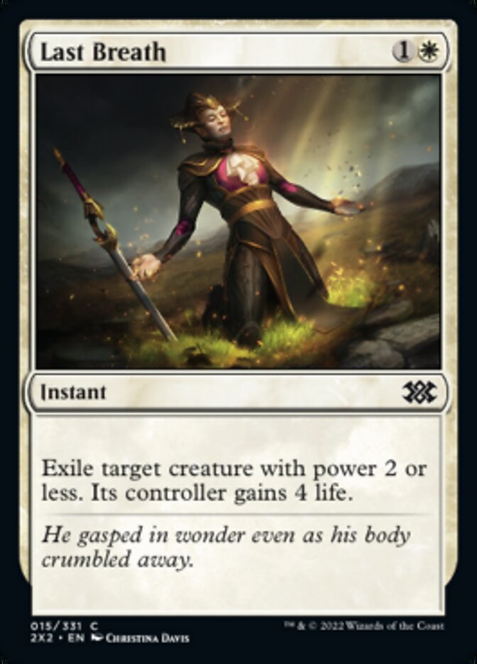 Last Breath [Double Masters 2022] Foil