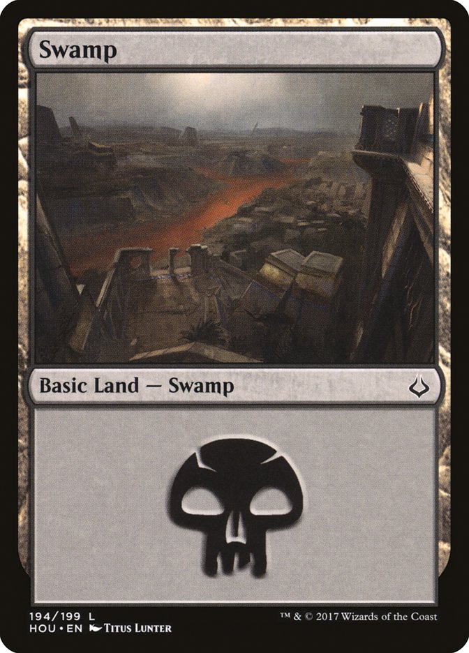 Swamp (194) [Hour of Devastation] Foil