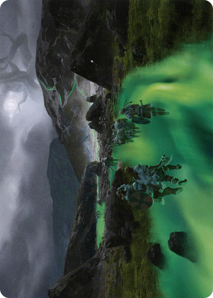 Path to the World Tree // Path to the World Tree  [Art Series: Kaldheim] (Borderless)
