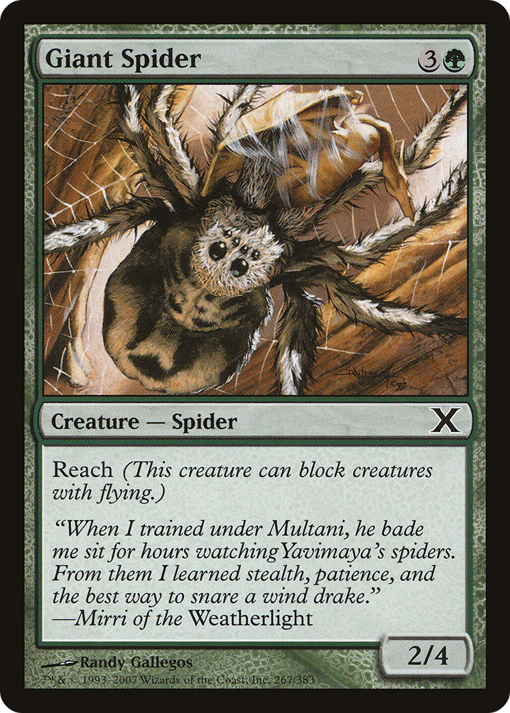 Giant Spider  [Tenth Edition]