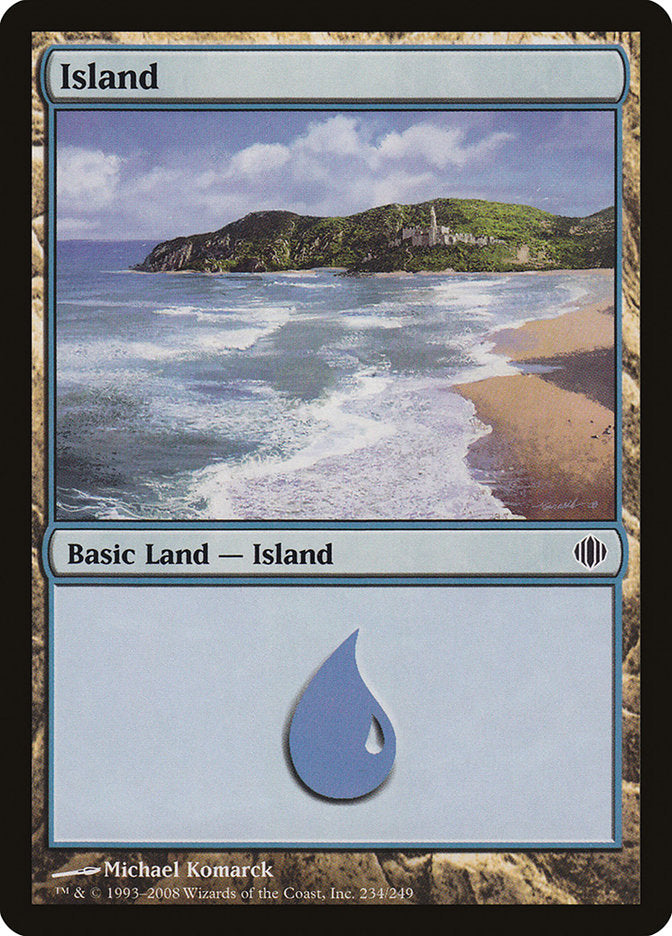 Island (234) [Shards of Alara] Foil