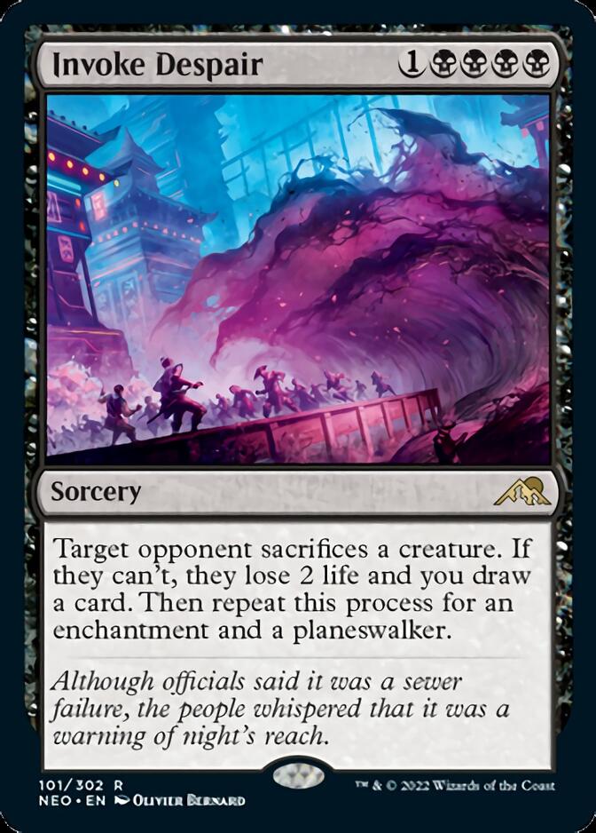 Invoke Despair [Kamigawa: Neon Dynasty] Foil
