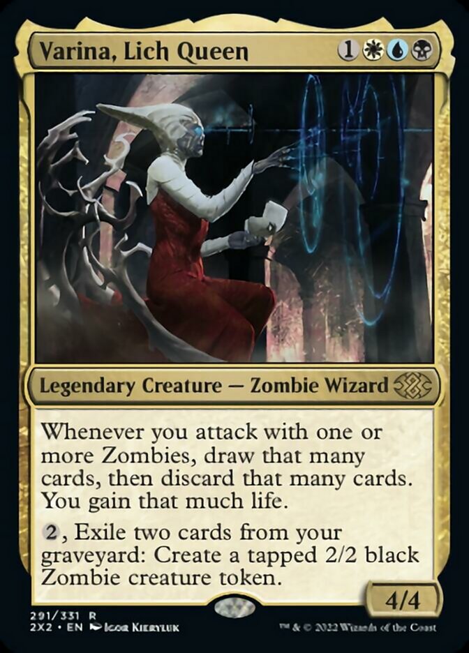 Varina, Lich Queen [Double Masters 2022] Foil