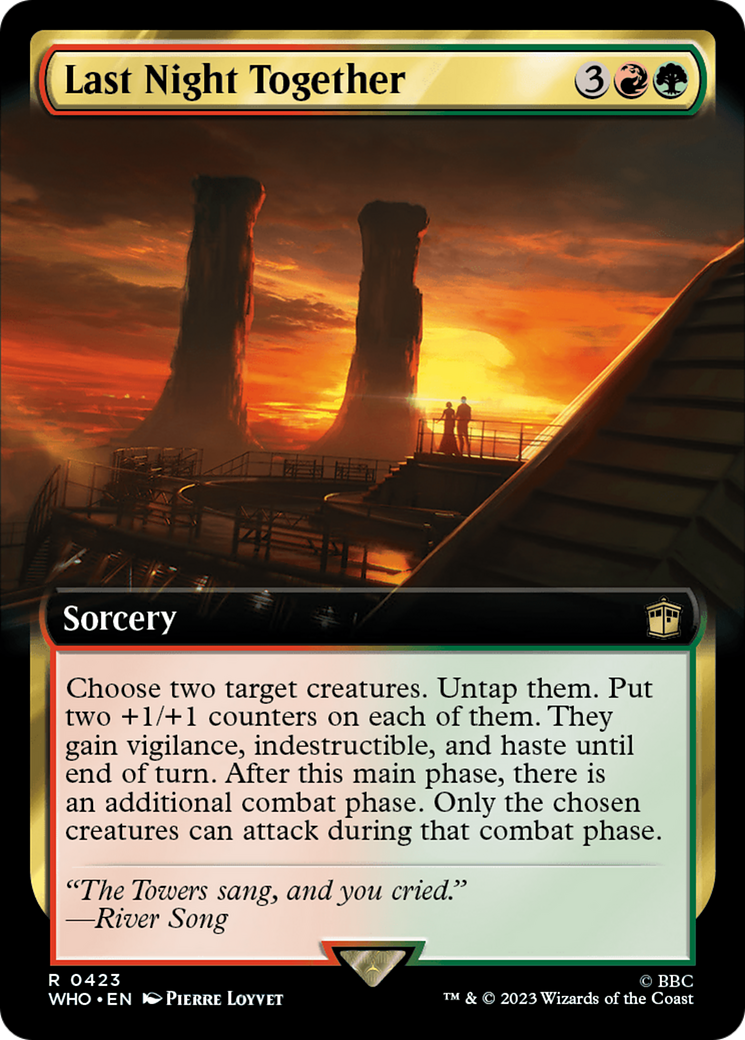 Last Night Together (Extended Art) [Doctor Who] Foil