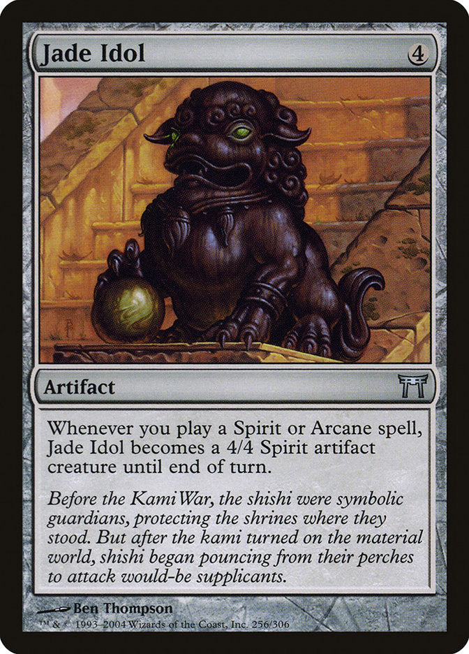 Jade Idol [Champions of Kamigawa] Foil