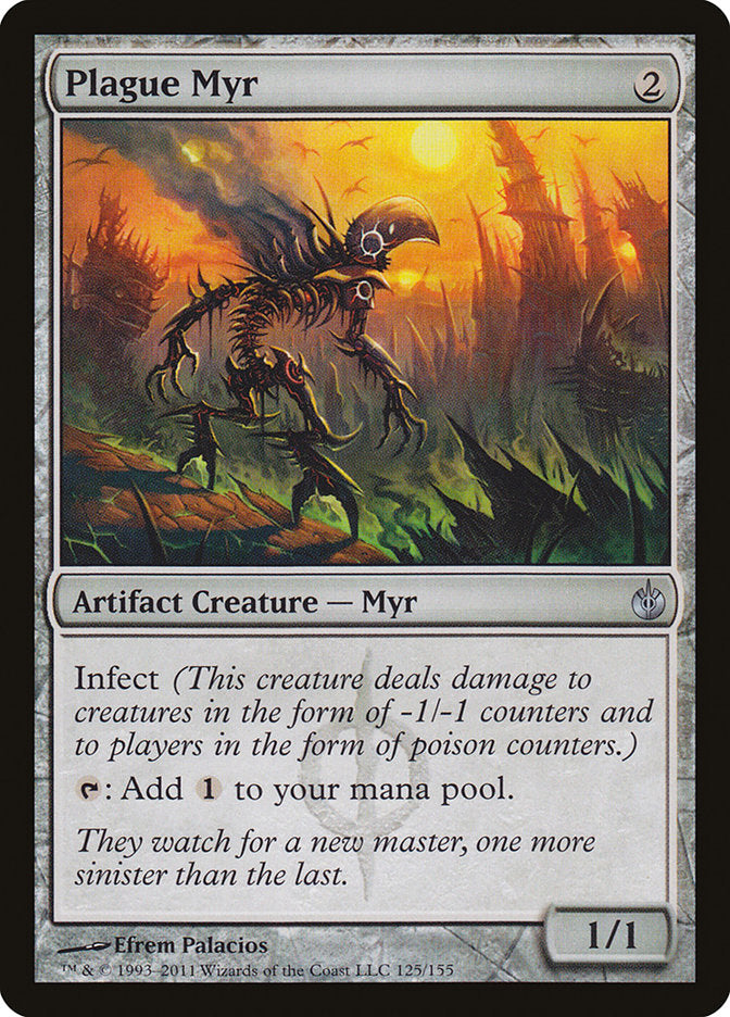 Plague Myr [Mirrodin Besieged] Foil