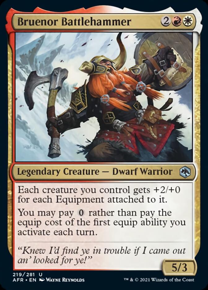 Bruenor Battlehammer [Dungeons & Dragons: Adventures in the Forgotten Realms] Foil