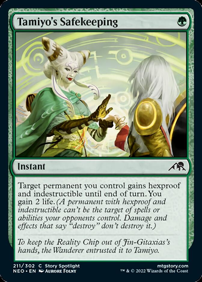 Tamiyo's Safekeeping [Kamigawa: Neon Dynasty] Foil
