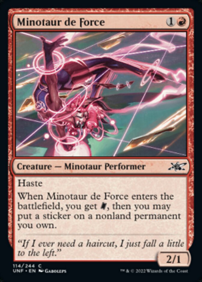Minotaur de Force [Unfinity] Foil
