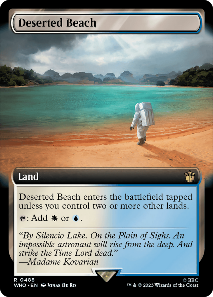 Deserted Beach (Extended Art) [Doctor Who] Foil