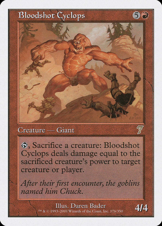 Bloodshot Cyclops [Seventh Edition] Foil