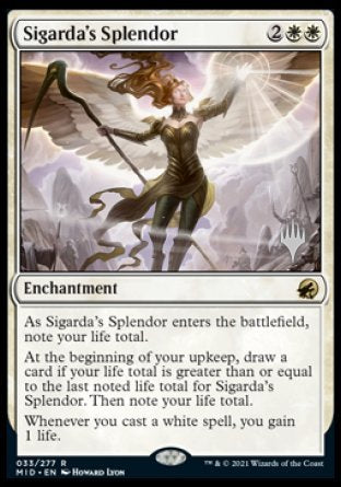 Sigarda's Splendor (Promo Pack) [Innistrad: Midnight Hunt Promos] Foil