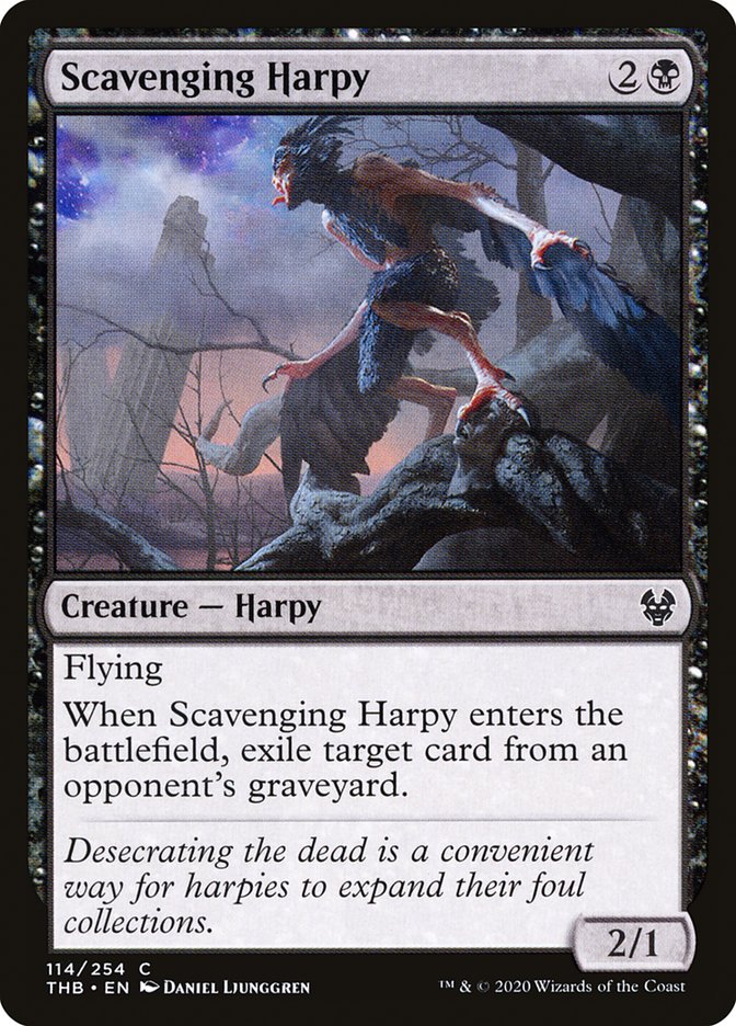Scavenging Harpy [Theros Beyond Death] Foil
