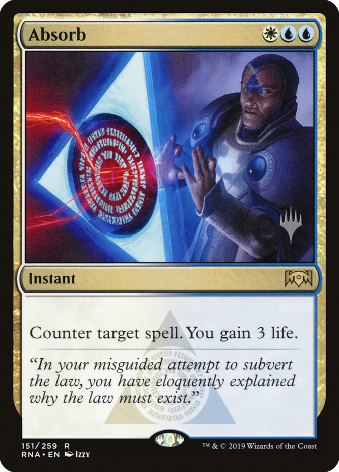 Absorb (Promo Pack) [Ravnica Allegiance Promos] Foil