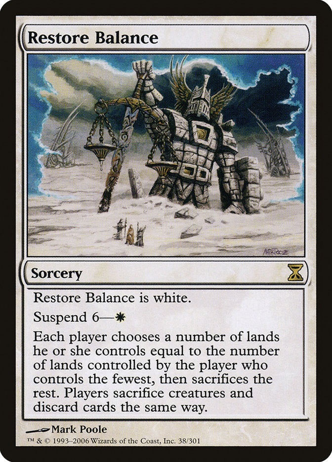 Restore Balance [Time Spiral] Foil
