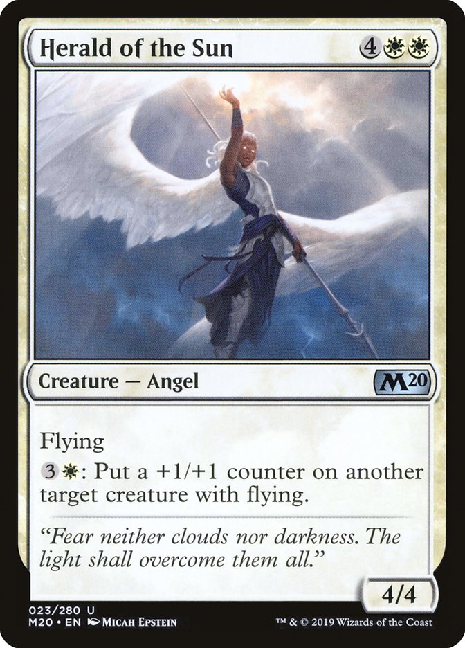 Herald of the Sun [Core Set 2020] Foil